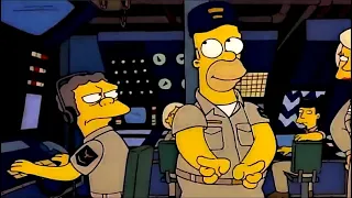 The Simpsons Homer, who became a navy dancing in the rhythm in a tense.