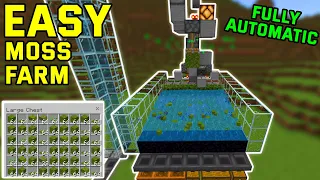 EASY & BEST MOSS Farm Minecraft 1.20+ (Bedrock/mcpe/ps4/xbox)