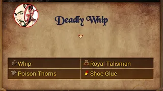 Deadly Whip Crafting,Whip, Poison Thorns,Shoe Glue, all items location in  treasure of Nadia