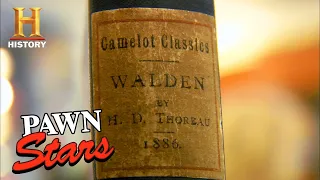 Pawn Stars: Rebecca’s BRUTAL Appraisal of "Walden" First Edition (Season 5) | History