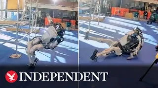 Watch: Boston Dynamic's Atlas robot fail compilation