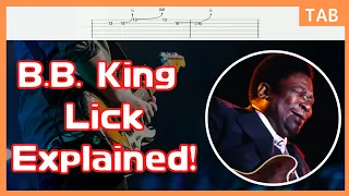 B.B. King Blues Guitar Lick 15 From Why I Sing The Blues Live in Africa 1974 / Blues Guitar Lesson