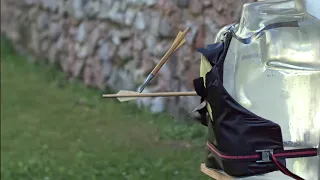 Medieval Composite Crossbow vs Body Armour Ballistic Vest