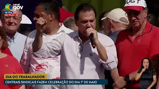 Presidente Lula participa das comemorações do 1º de Maio Unificado