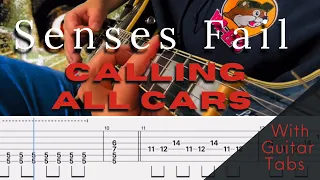 Senses Fail- Calling All Cars Cover (Guitar Tabs On Screen)