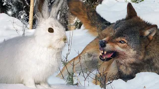 Wolves vs. Mountain Hare: Wildlife Drama | Film Studio Aves