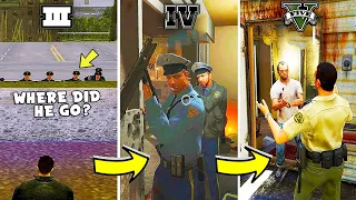 POLICE vs INTERIORS in GTA Games (Evolution)