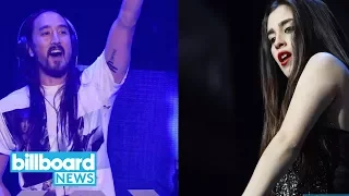 Steve Aoki & Lauren Jauregui Stop Time for Love in 'All Night' Video | Billboard News