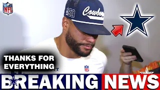 🚨THE FAREWELL OF AN IDOL! DAK PRESCOTT LEAVES THE COWBOYS! THE EXIT HAPPENS!🏈DALLAS COWBOYS NEWS NFL