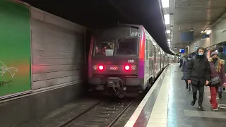 [RER C] Départ de Z 20900 Transilien/Z 8800 Carmillon de la gare de Paris-Austerlitz