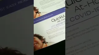 quickVue at home test