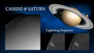 Cassini Spots Lightning at Saturn