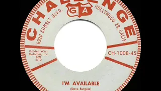 1957 Dave Burgess - I’m Available