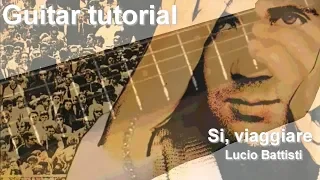 Si viaggiare - Lucio Battisti tutorial chitarra