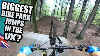 RIDING THE BIGGEST BIKE PARK JUMPS IN THE UK? - THE MTB FREERIDE DREAM