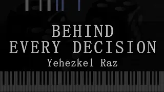 Behind every decision - Yehezkel Raz (Piano Tutorial)