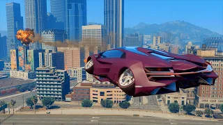 How to install a flying car in GTA 5 ? - review and installation of the mod | 4K Video HD