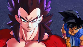 NEW ANIMATED CUTSCENES! SSJ4 Goku & Vegeta Vs Great Ape Baby & Ultra Instinct Goku Destroys Kid Buu!