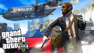 HUNTING CRIMINALS With POLICE AC-130 in GTA 5 RP!