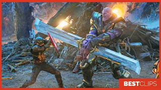 Captain America Vs Thanos - Fight Scene | AVENGERS 4 ENDGAME (2019) Movie CLIP 4K