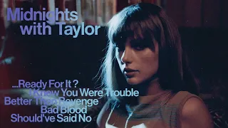 Taylor Swift - RFI / IKYWT / BTR / Bad Blood / SSN (Live Concept) [from Midnights with Taylor]