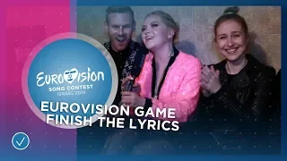 EUROVISION GAME: Finish The Lyrics 🇪🇪🇨🇿🇳🇴🇷🇴