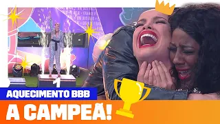 Juliette VENCE o BBB 21 com discurso EMOCIONANTE de Tiago Leifert! | Aquecimento BBB