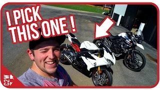 Picking up a Triumph Daytona 675R