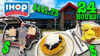 Eating at IHOP Canada for 24 Hours • Stealth Camping