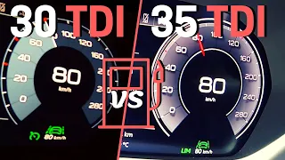 Audi A3 30 TDI vs Audi A3 35 TDI ⛽ FUEL CONSUMPTION TEST