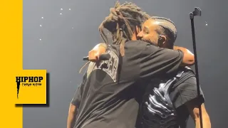 Drake & J. Cole perform “First Person Shooter” at “Big As The What” Tour 2024 in Tampa, FL