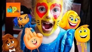 VLOG Эмоджи / Emoji movie / Челендж найди свой  Эмоджи/ Challenge FIND YOUR EMOJI / Face Painting
