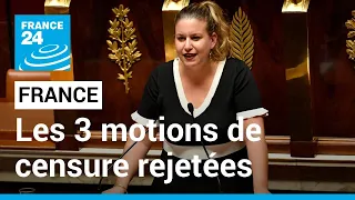 France : Élisabeth Borne échappe à la censure, malgré le soutien du RN à la Nupes • FRANCE 24