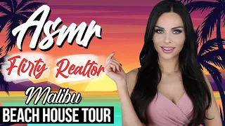 ASMR FLIRTY REALTOR MALIBU BEACH HOUSE TOUR