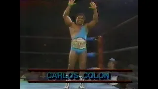TV Title   Tully Blanchard vs Carlos Colon   Pro Wrestling USA Dec 15th, 1984