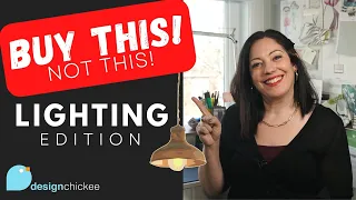 Bad lighting! What NOT to buy! Buy this instead! - Interior Design Tips