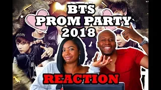 (BLACK AMERICAN COUPLE) REACT TO:  DDAENG BTS PROM PARTY : UNIT STAGE - 땡 - BTS (방탄소년단)