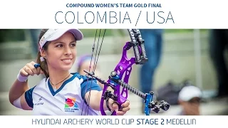 Colombia v USA – Compound Women's Team Gold Final | Medellin 2016