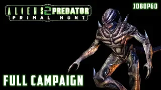 Aliens versus Predator 2: Primal Hunt (2002) - Full Campaign 1080p60 HD Walkthrough - Predalien