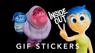 Inside Out 2 (2024) | All GIF Stickers Transparent (HD Version)