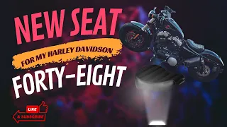 Black Harley Davidson 48 | New Solo Seat