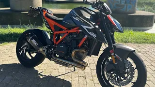 KTM 1290 Super Duke RR 2023 walk around + SC project start up