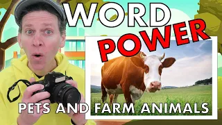 Word Power - Pet and Farm Animals- Dream English Kids