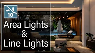 Area Lights and Line Lights in Lumion - 3D Architecture Visualization