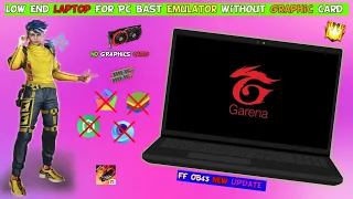 Msi Player Lite Version Low End Laptop For Pc Bast Emulator Without Graphic Card FF OB43 2024