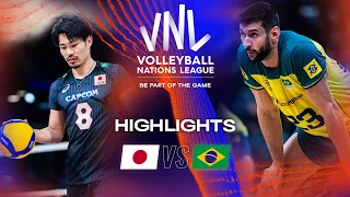 🇯🇵 JPN vs. 🇧🇷 BRA - Highlights Week 2 | Men's VNL 2023