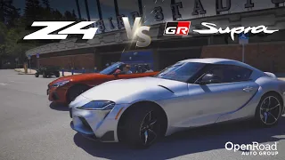 Comparing the BMW Z4 M40i vs Toyota GR Supra | OpenRoad Auto Group