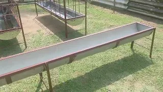 ##12inch அகலம் 10 அடி நீளம் தீவனத்  தொட்டி || Pvc pipe goat Tray ||  #FEEDER #Vishodhanfarm&Feeder