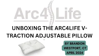 Arc4life Traction V Adjustable Neck Pillow- Best Sleeping pillow that can be Firm Soft #bettersleep