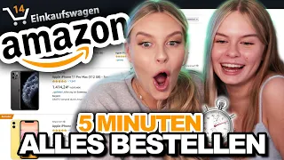 Meine SCHWESTER darf 5 MIN. ALLES auf AMAZON bestellen, was sie will 😅 | Dagi